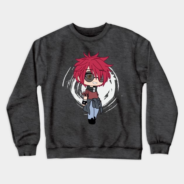 Gacha Life Wallflower Boy Remy Chan Crewneck Sweatshirt by UwU Kitty